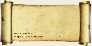 Jagoda Manojlović vizit kartica